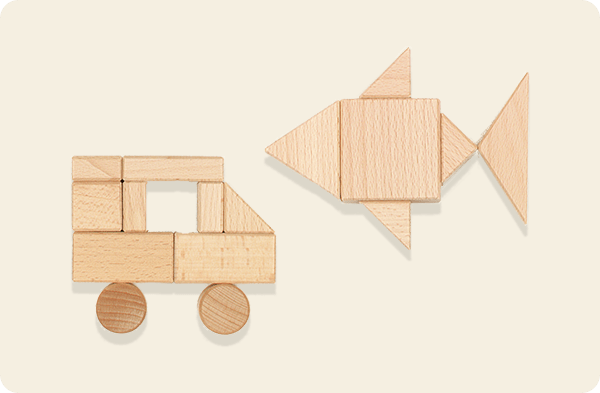 オリジナル積み木 カラー（積み木のほん付）: ボーネルンド  オンラインショップ。世界中の知育玩具など、あそび道具がたくさん。0歳からのお子様へのプレゼントにも。