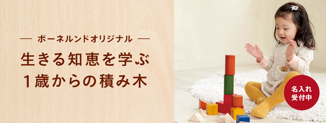 1歳からの積み木