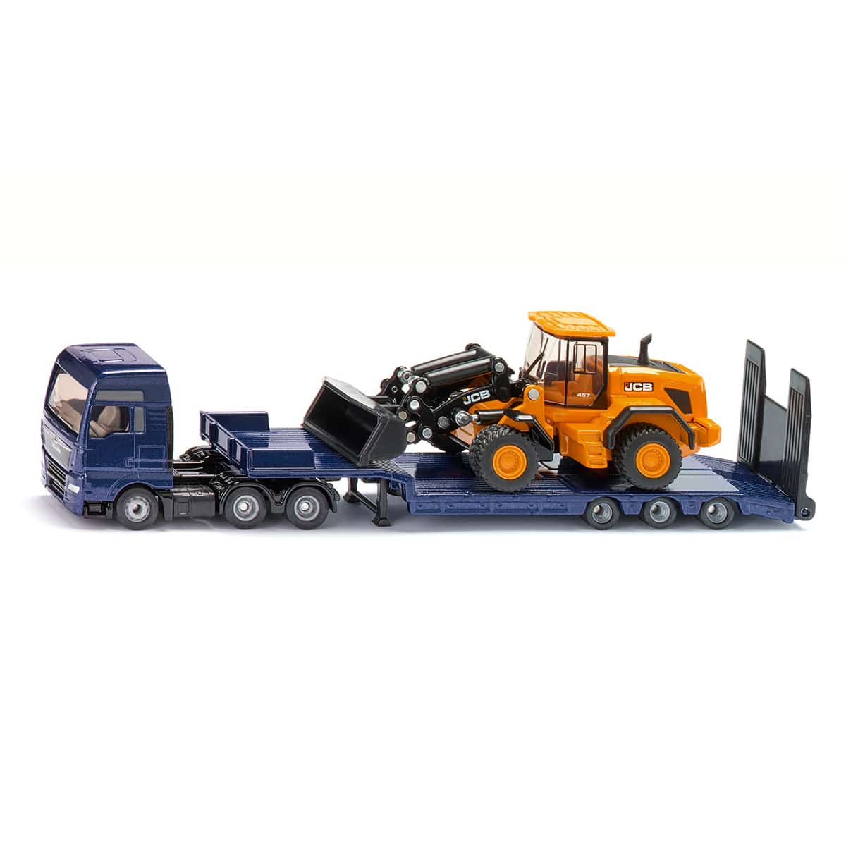 1/14 トレーラー ホイールローダー付き MANトレーラー JCBホイールローダー積載: バリエーション表示