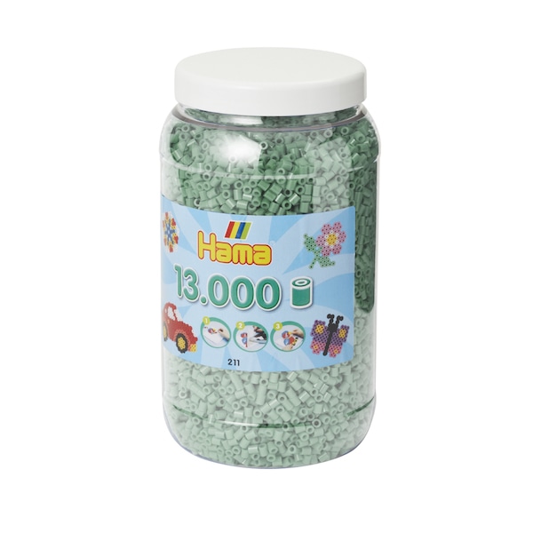 ハマビーズ ボトル 13000pcs スモーキーグリーン