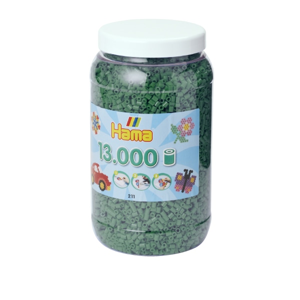 ハマビーズ ボトル 13000pcs シダーグリーン